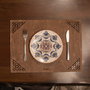 Hermia Corpat - Wenge Juego de Salvamanteles de Madera (6 Piezas)